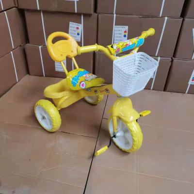 China Easy Control Bar Kids Tricycle Kids Riding Three Wheel Bike Ride On Toys Mini Ride On Toys For Kids With Headlight Kids Balance Bike for sale