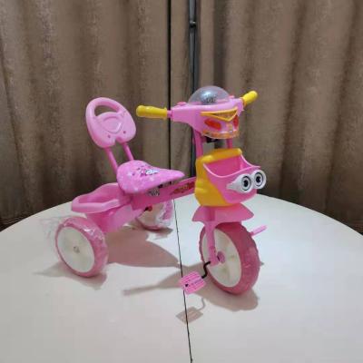 China Easy Control Bar Kids Riding Three Wheel Bike Kids Tricycle Ride On Mini Ride On Toys For Kids With Headlight Kids Balance Bike for sale