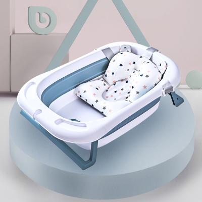 China New Eco-freindly high quality portable non-slip plastic folding baby bath bed set for sale