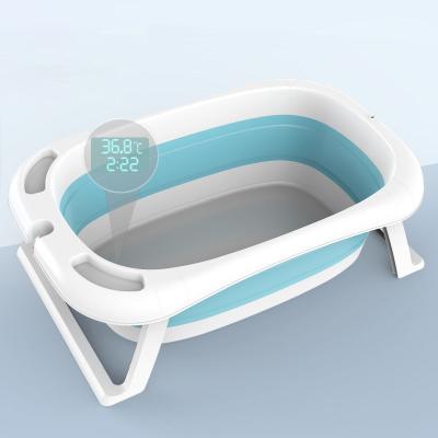 China Eco-freindly Universal Baby Tub Recliner Bathtub Extra Wide Extended Baby Newborn Kit Baby Tub Folding for sale