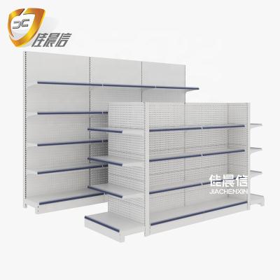 China Resistance to Corrosion Steel Factory Shelves Show Racks Grocery Shelf Supermarket Display Rack for Selling for sale