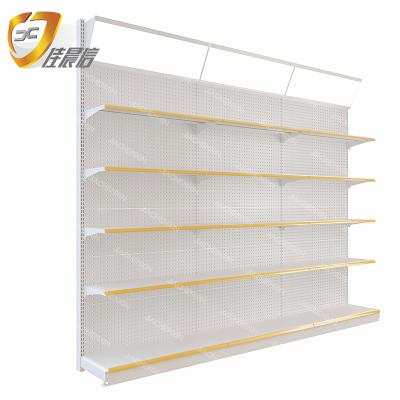 China Customized Dismountable and Assemblable Food Snack Display Stand Retail Display Stand for Supermarket for sale