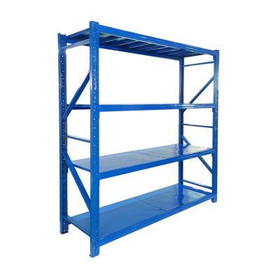 China Corrosion Protection Light Duty Industrial Adjustable Storage Warehouse Racks Pallet Racking Systems Boltless Shelving Store Shelf for sale