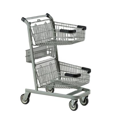 China Corrosion Resistant Supermarket Shop Trolley Or Shopping Trolleys Trolleys With High Quality Shopping Trolley for sale