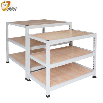 China Resistance to Corrosion Corrosion Shelves Display Hardware Items and Accessories Grocery Show Product Racks for Shop Metal Shelving for sale