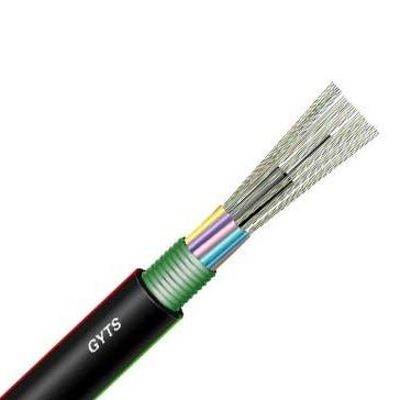 China Cheap Price GYTS 24 Network FTTH FTTB FTTX Outdoor Core Duct Armored Fiber Optic Cable Single Mode for sale