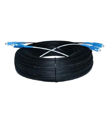 China FTTA FTTX 2 Core Fiber Optic Drop Cable Patch Cord FTTH G657A Network Single Mode Simplex 1 SC APC for sale