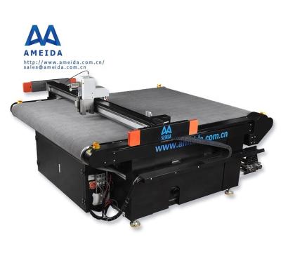 China Garment shops AMEIDA fast speed cutting machine rubber digiflex flatbed cutting plotter for sale