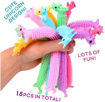 China Funny Educational Unicorn Stretchy String Toys for Kids and Adults, Anti Worry Stirring and Relaxing Sensory Stress Toys for sale