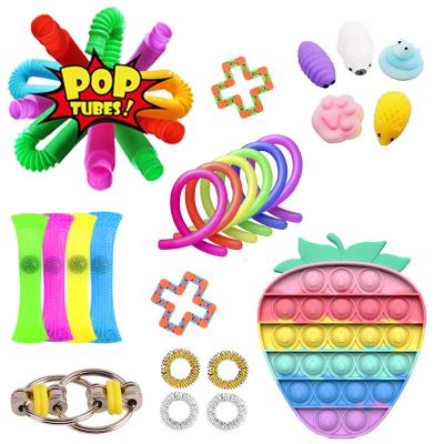 China 2022 Mini Toy Games Sound Sensory Package Stirrer Set New Push Noise Bubble Stir Popular Toys Summer Toys For Children for sale