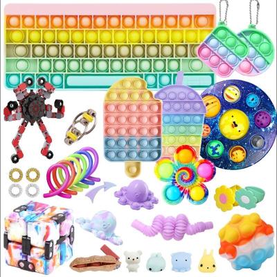 China Mini Toy 2022 Kids Sensory Toys New Push Noise Bubble Stir Toys Popular Summer Fun For Kids Octopus Robot Lucas Toy for sale