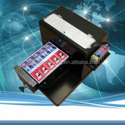 China Advertisement Company Size 6 Color Multifunctional A4 Printer Non Coating Phone Case Flatbed Printer Card Printer for sale