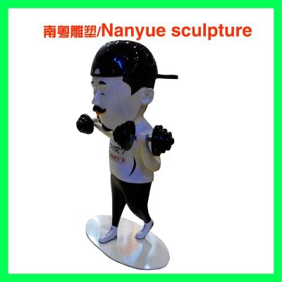 China life size fiberglass colorful  cartoon statue  in theme decoration as decoration in park or hall center for sale