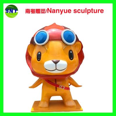 China cartoon character  famous statue in customize size by fiberglass for exhibition display model for sale