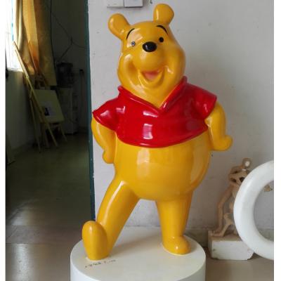 China life size Vinnie Bear or other Disney character  fiberglass statue for exhibition display model for sale