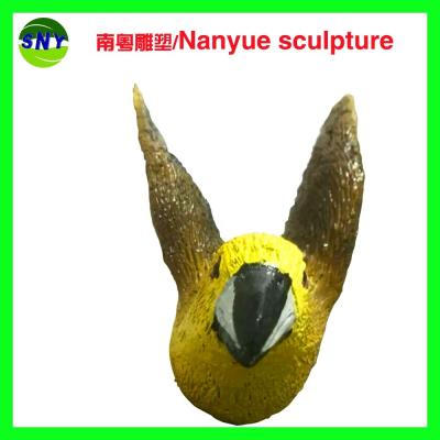 China customize size animal fiberglass statue large  yellow bird model as decoration statue in garden /square / shop/ mall for sale