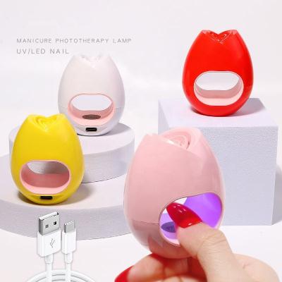 China 16W Nail Polish Dryer UV Lamp Portable USB LED Plug For Home Use Manicure Machine Nail Art Tools 45s 5.5cm*4.5cm for sale