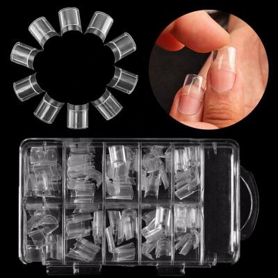 China Design 100 Pcs Artificial Nails Fish Tank Add Water False Press On Nail Tips Design Manicure Accessories Supplies for sale