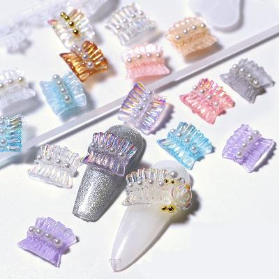 China Nail Art/Shoes/Candy Mixed Aurora Manicure Ornament Accessories Supply to Art Decorations Charm Pearl Nail Jewelry 3D Design Phone/Skirt Colors Bag/Clothes Decoration for sale