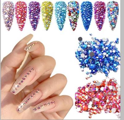 China Shiny Nail Art/Shoes/Accessories Phone Manicure Design/Art Rhinestone Decorations Glass Jewelry Nail Decoration ab Diamond Crystal 3D Bag/Clothes for sale