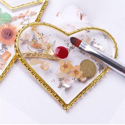 China False Nails Show Agate Palette Nail Polish Gel Painting Natural UV Drawing Colors Mixing Fake Nails Display Stand Makeup Manicure Tool Accessory for sale