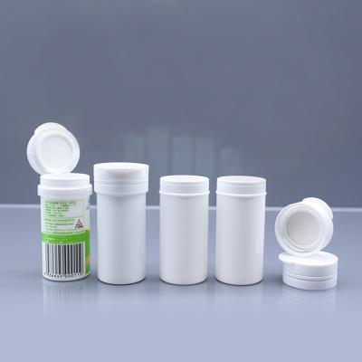 China Food Grade PP Protein Tablet Container Desiccant Flip Top Effervescent Tube Eco-friendly for sale