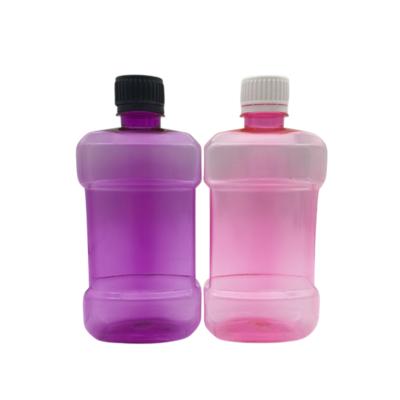 China Best Selling Mouthwash Plastic For Packaging 60ml 120ml 250ml 500ml Pet Mouthwash Bottles Wholesale for sale