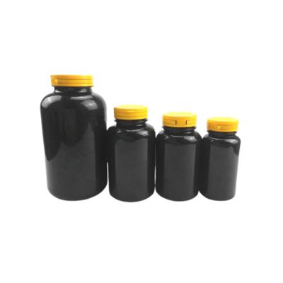 China Best 100cc 120cc 150cc 200cc 250cc 300cc 500cc empty clear black plastic pill capsule pill bottle packaging wholesale sale for sale