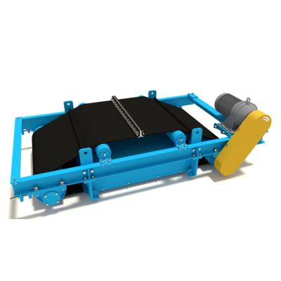 China Iron Footstep Removal Suspending Self-Discharging Magnetic Separators To Remove Iron Footsteps From Material Flow for sale