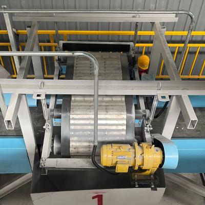 China Iron Footstep Removal Suspending Self-Discharging Magnetic Separators To Remove Iron Footsteps From Material Flow for sale