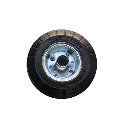 China Wheelbarrow PU Foam Wheel Flat Tire Polyurethane Wheelbarrow Freewheel 2.80/2.50-4 for sale