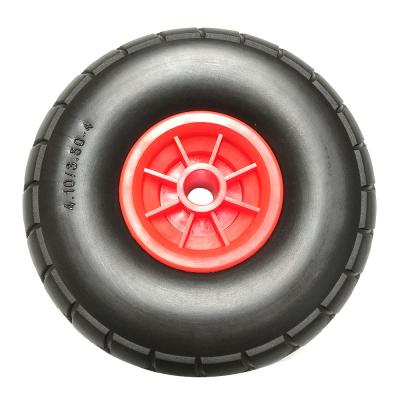 China High Quality 4.10/3.50-4 Trolley Tires PU Foam Wheel For Hand Trolley for sale