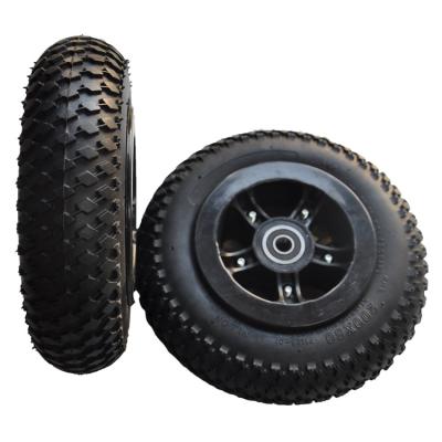 China High Quality Scooter 200x50 Mm Plastic Rim Pneumatic Air Tire Wheel for Mountainboard for sale