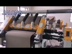 Finger type corrugated single facer machine