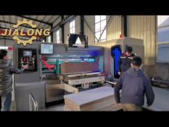 Full automatic vacuum transfer High defination flexo printer slotter die cutter machine