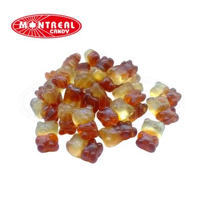 China Natural sweet gummy bear cola flavored candy for sale