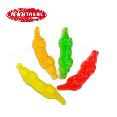 China Natural Fruit Animal Shaped Jelly Candy Crocodile for sale