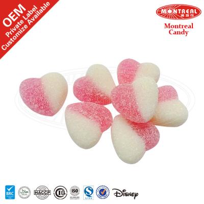 China Natural sour heart shaped gummy candy for sale