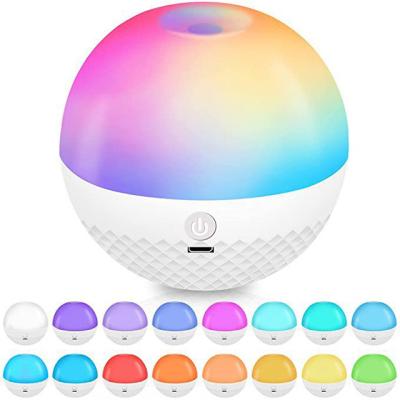 China Dimmable 16-Color LED 4-Color Mini Night Light Touch Remote Control Portable Rechargeable Dimmable LED Table Night Lamp for sale