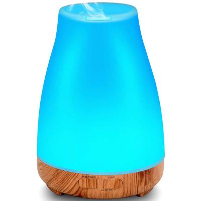 China Color Changing LED Light Aroma Diffuser Lamp 100ML 300ml Aroma Diffusers 2022 Running 20+ Hours With 7 Colors Essential Oil Diffuser Home In Low Price for sale