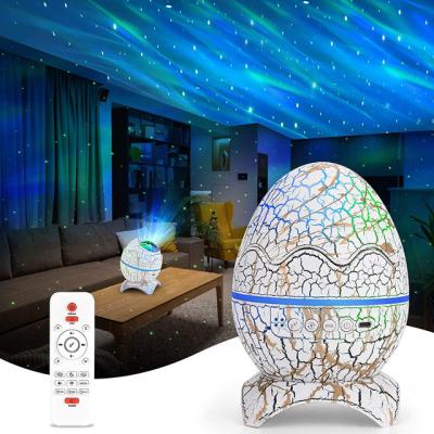 China Dinosaur Egg Star Projector 3D Laser Night Light BT Music Speaker Minimalist Sale Remote Control Projector With Remote Contrel for sale