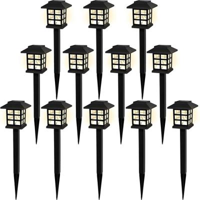 China Garden Cottage Style IP65 Solar Powered Outdoor Waterproof Led Stake Light Solar Lawn Light Lamp For Outdoor Outdoor Landscape for sale