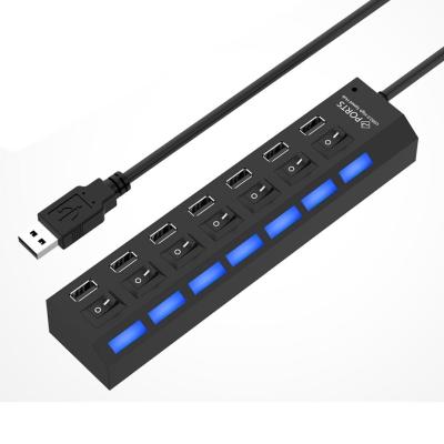 China Best Selling High Speed ​​7 Port USB 2.0 Hub S-UH-0212B-T S-UH-0212B-T for sale