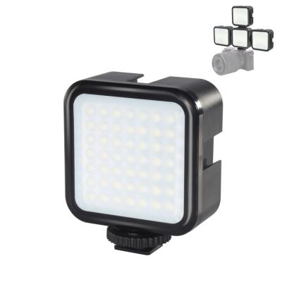 China Customized Logo Plastic Portable Square Photography 49 LED 3W 6500K Sufficiency Visual Splicing Light For Camera for sale