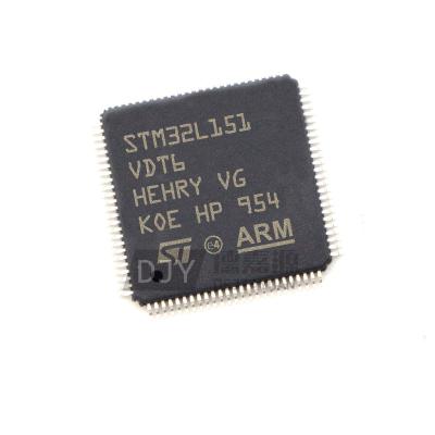 China Original RISC MICROCONTROLLER Standard Microcontrol Electronic Components MCU STM32L151VDT6 LQFP100 IC Chip New for sale