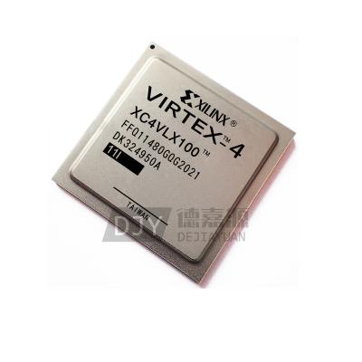 China XC4VLX100-11FFG1148I BGA1148 1.2V input/output standard field quantity 768 electronic IC programmable gate array for sale