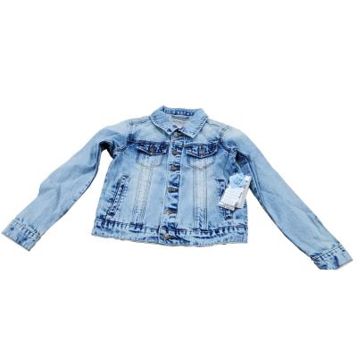 China Jackets Customized Fashion Crop Denim Jaket Women Ripped Denim Jackets Jeans Jaket for sale