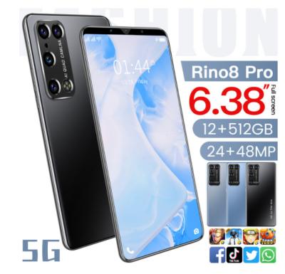 China Dual SIM Card 2021 Hot Selling Android Cheap Mobile Phones 512MB For Rino8 Pro Smart Phone High Quality for sale