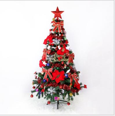 China Christmast Ornament 2021 PVC&PE Christmas Decoration High End Dense Artificial Mixed Tree In Sale 1.5m Christmas Tree for sale