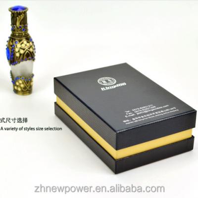 China 2021 New Style Handmade Creative Black Perfume Box Perfume Gift Boxes for sale